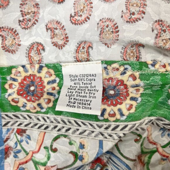 NWOT Johnny Was Diskana Eva Floral V-neck Sleeveless Maxi Dress Sz L Multicolor - Picture 10 of 10